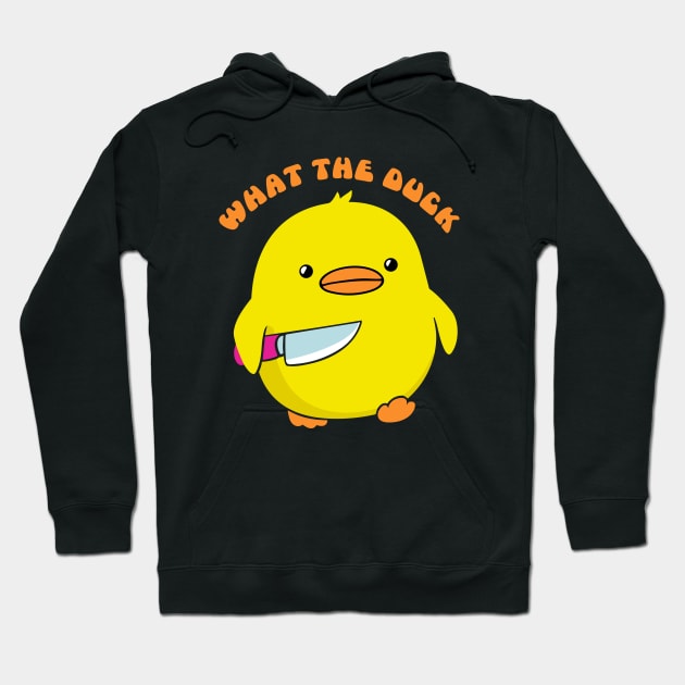 I Choose Violence Funny Duck Hoodie by redfancy